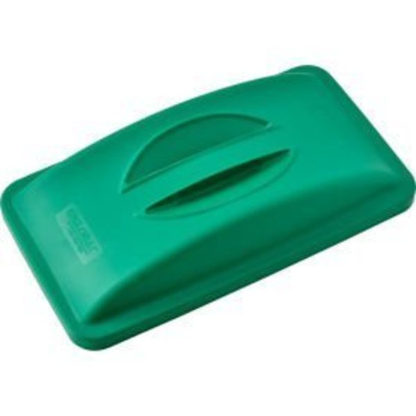 Global Equipment Global Industrial„¢ Solid Lid w/Handle, Green XDL-90-3aGN